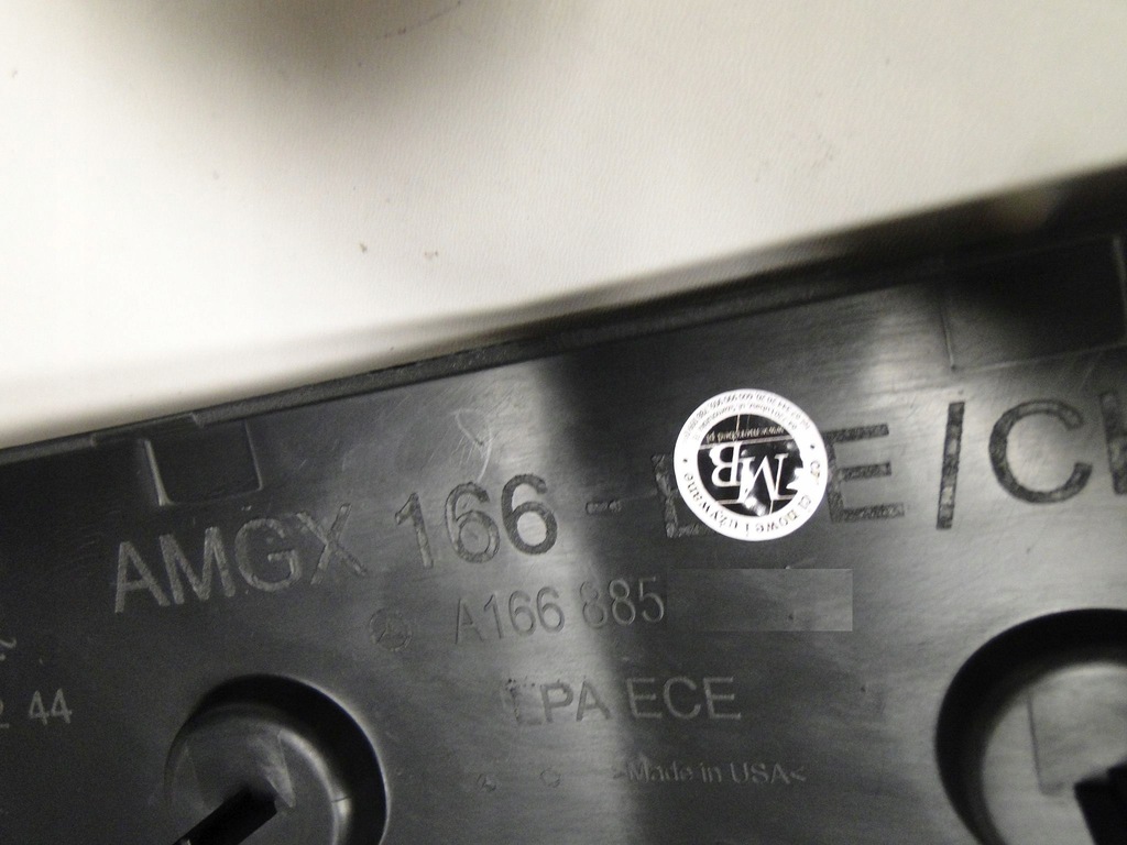 фото №7, Mercedes gl x166 166 подкладка pod номерной знак amg europa