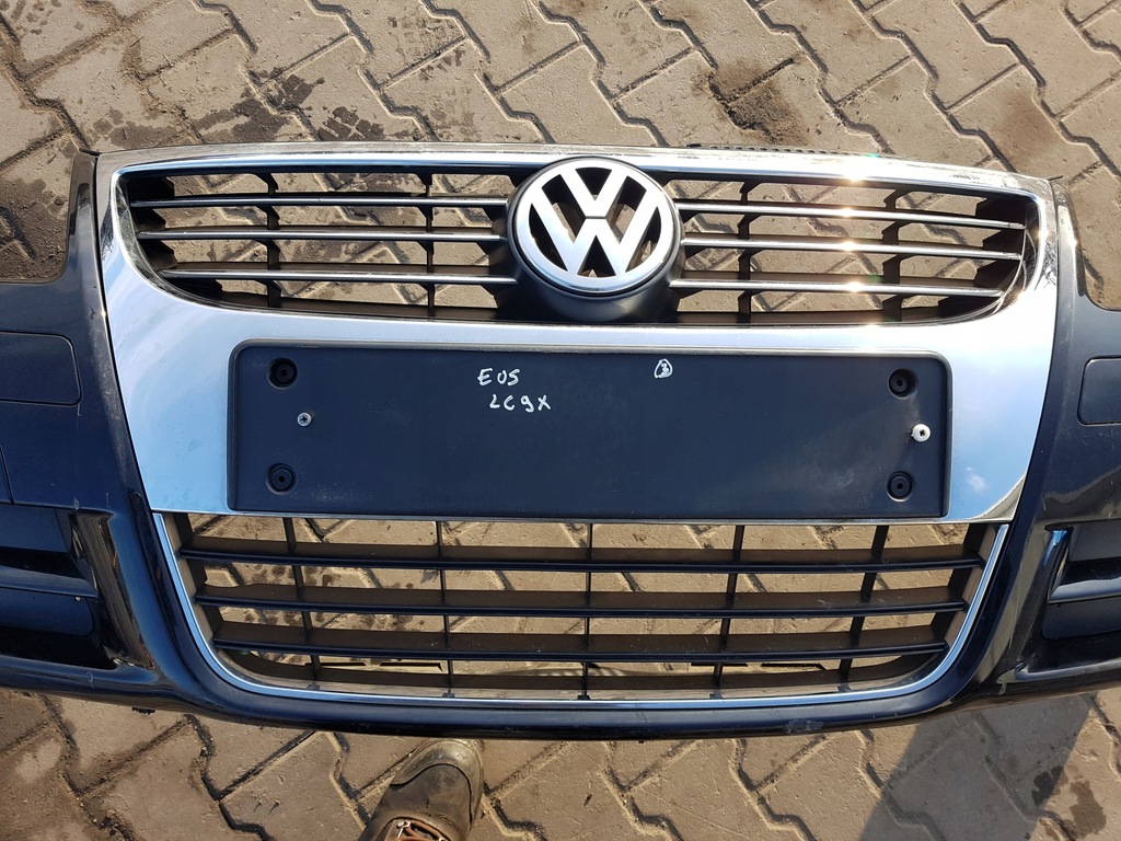 фото №6, Vw eos 06-10r бампер перед омыватель ксенон lc9x