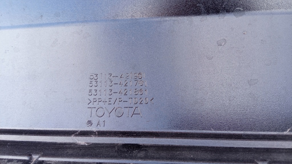 фото №13, Toyota rav 4 v 19- решітка радіатора решітка нижня решітка радіатора