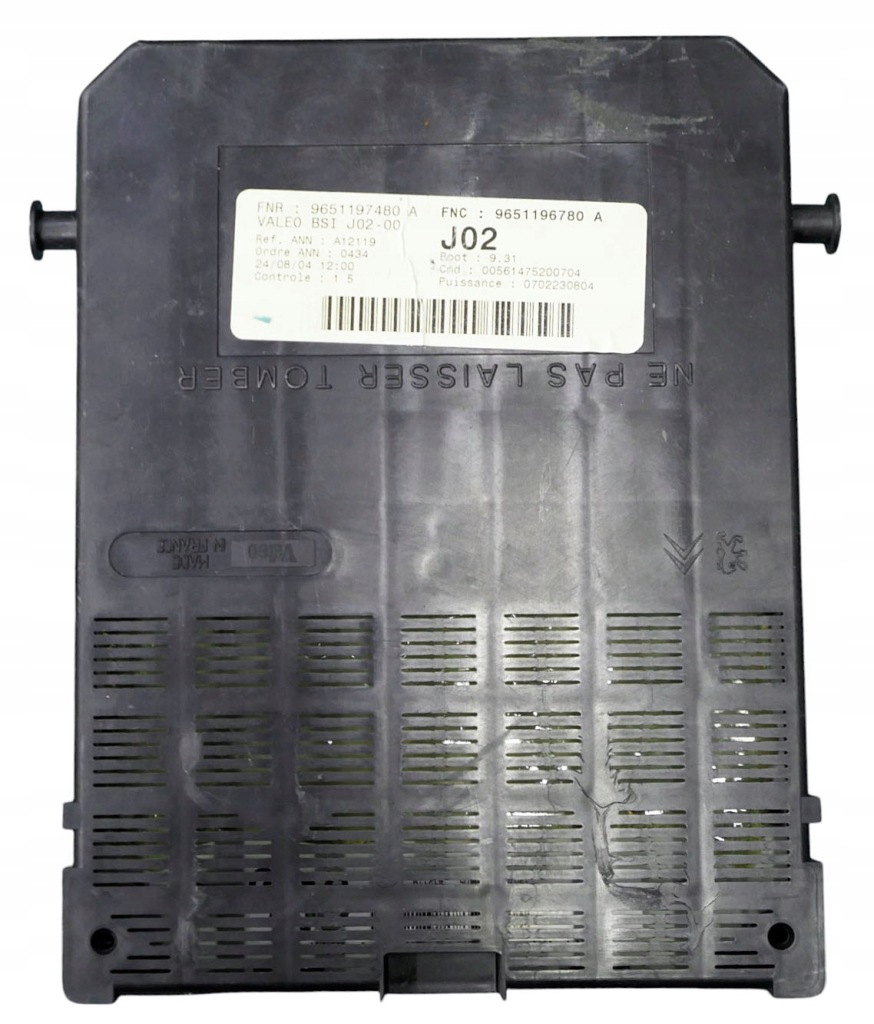 фото №1, Модуль bsi peugeot 307 9651197480a 9651196780a + программирование