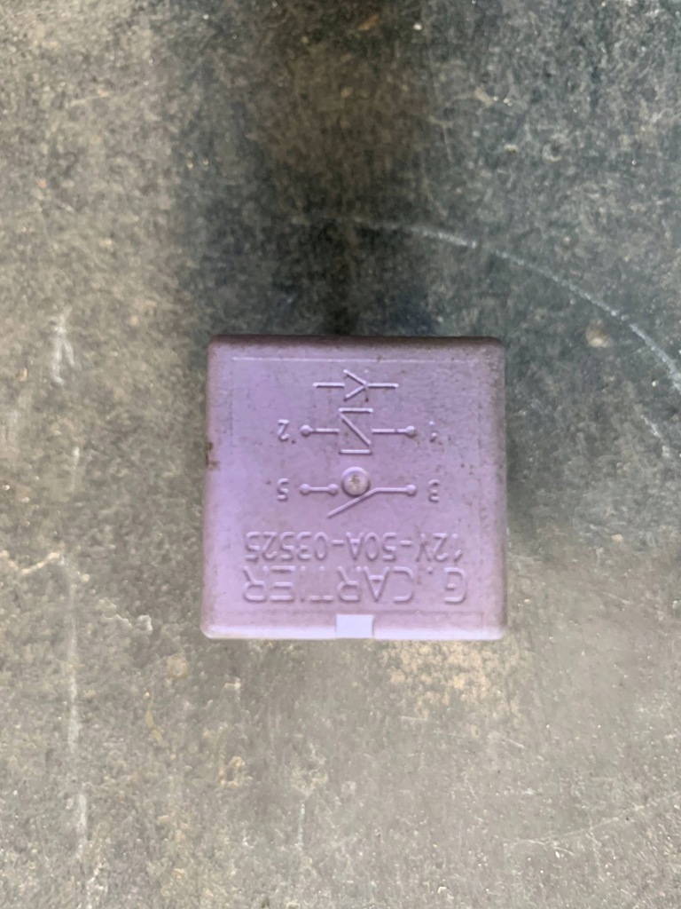 фото №3, Реле renault master ii 12v50a03525