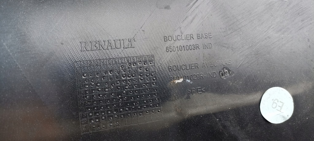 фото №8, Бампер задня задній renault zoe 12-19rok 850101003r 850101029r оригінал