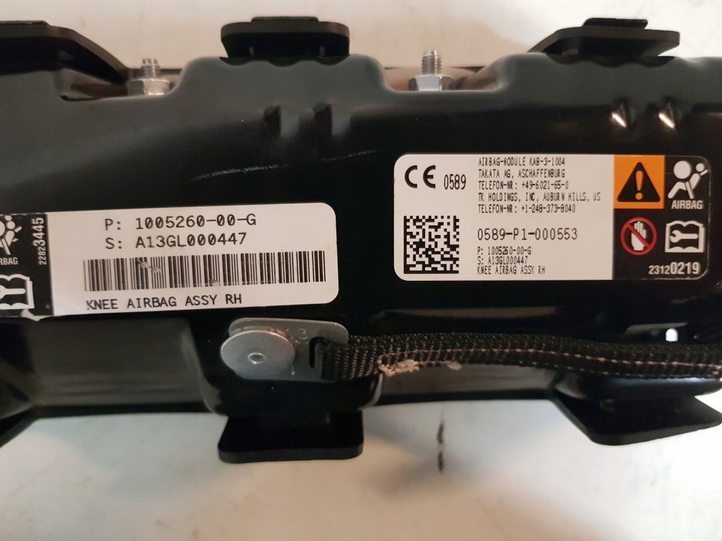 фото №4, Tesla s подушка колінна права tesla s 12-16r