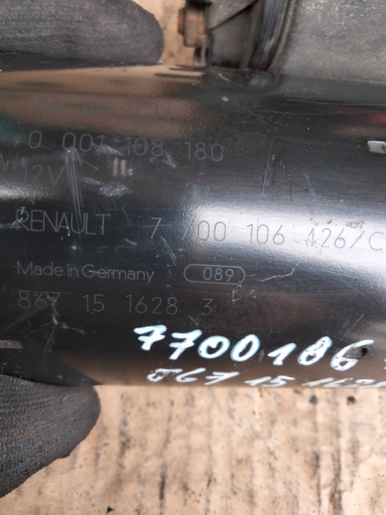 фото №3, Стартер renault megane i 1.9 d 7700106426c 7700106426