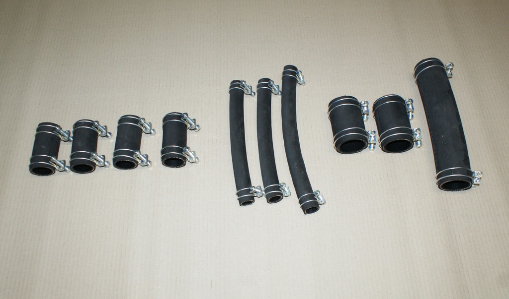 фото №8, Труби i хомути радіатора обігрівача pogrzewacza двигуна m20 gaz 69 wąż шланги