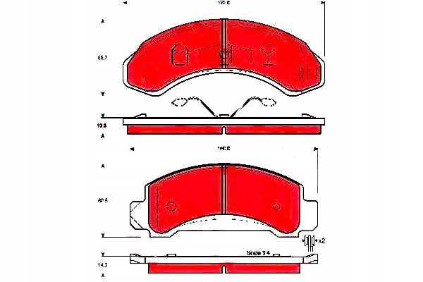 фото №2, Гальмівні колодки гальмівні ford usa explorer ranger mazda na