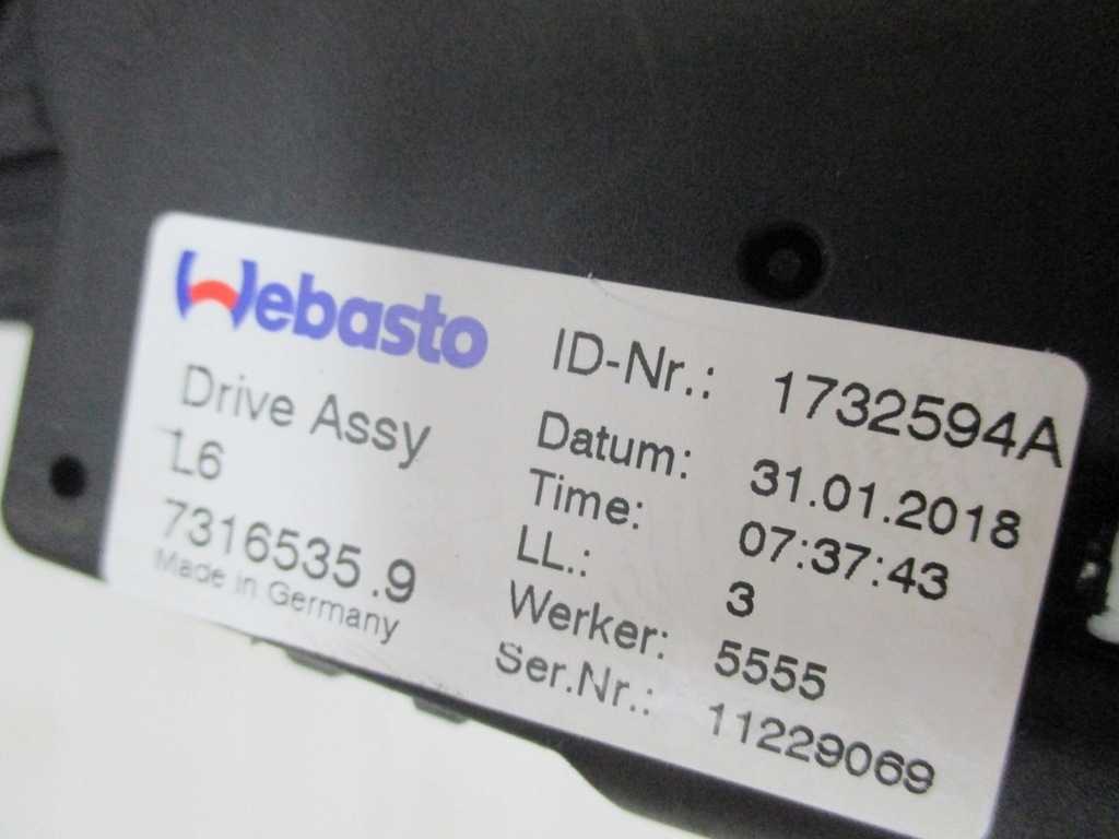 фото №9, Люк bmw g11 alcantara 17r