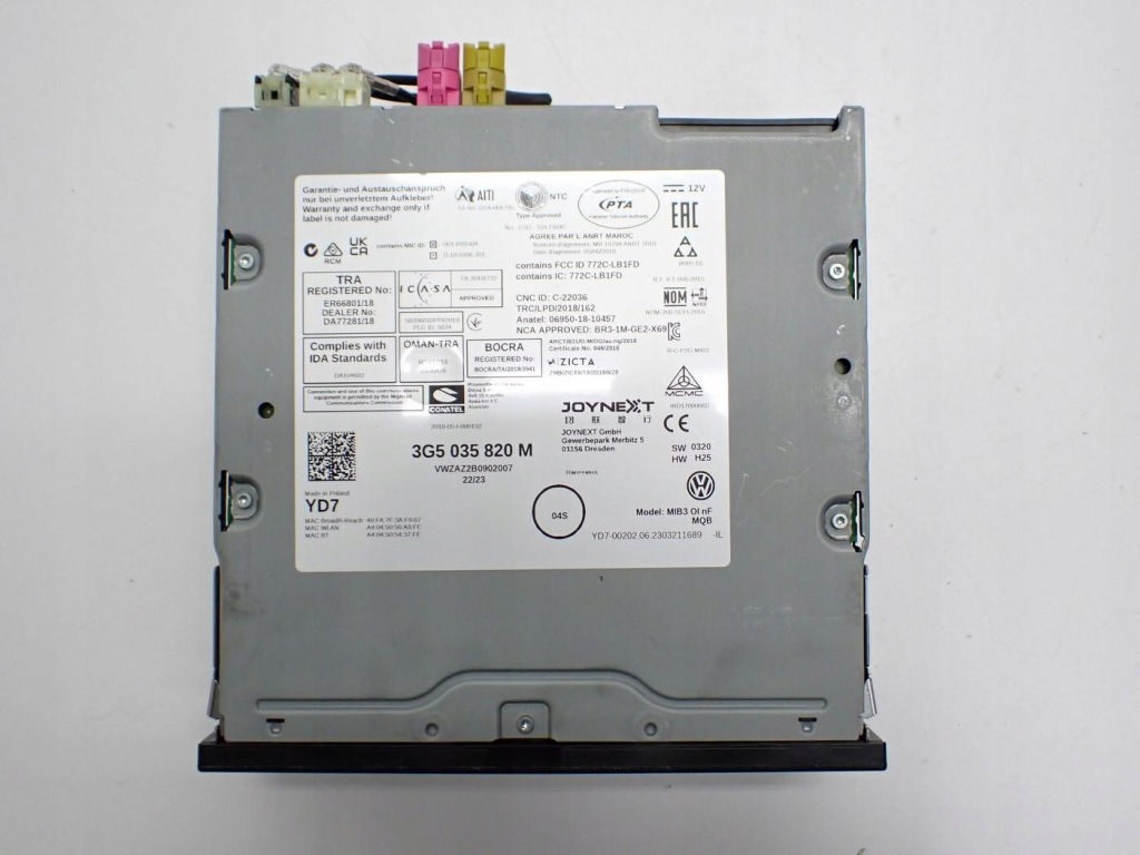 фото №8, Навігація navi радіо дисплей заводська оригінал vw polo 2g vi 23r