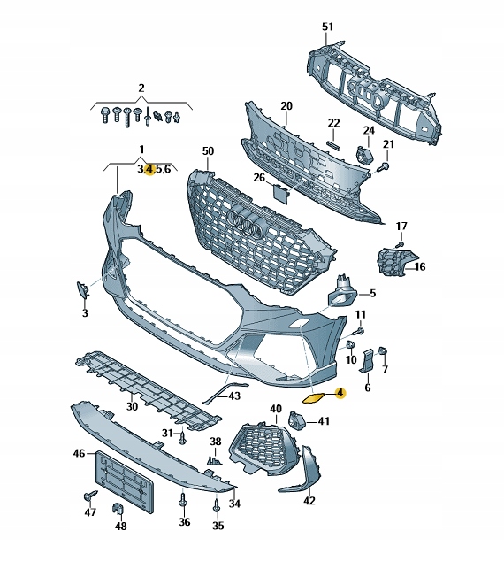 фото №4, Заглушка розпилювача лампи права audi rsq3 aso