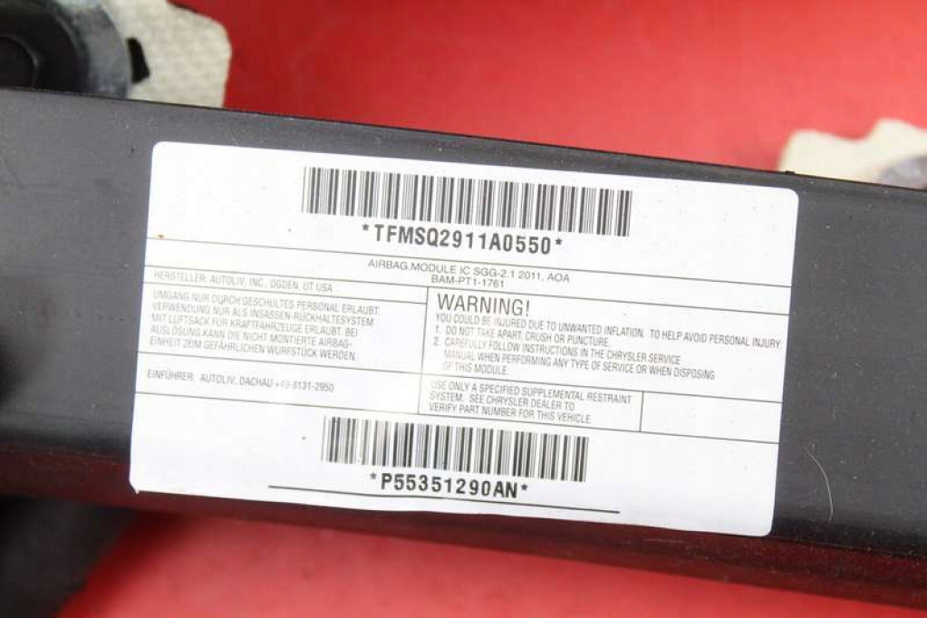 фото №8, Панель приладів консоль панель приладів подушка безпеки набір eu jeep compass 1 i lift 11-13