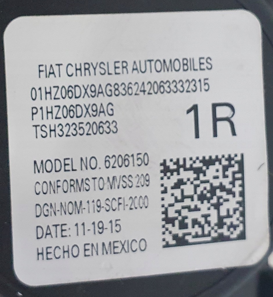 фото №10, Charger 15- pas безпеки лівий перед p1hz06dx9ag p1hz06dx9ag