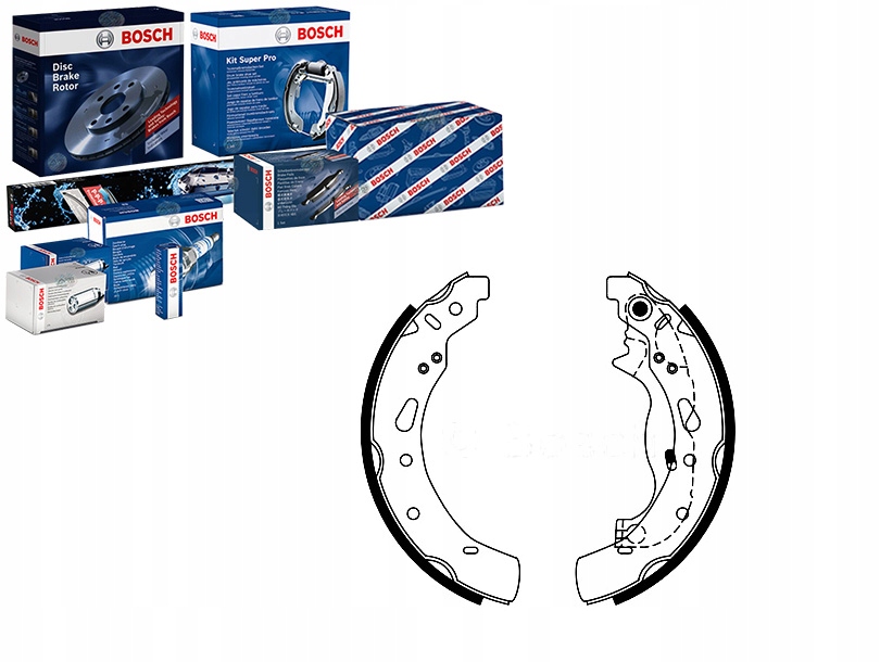 фото №1, Тормозные колодки тормозные mazda 2 1.3-1.6d 07.07- bosch