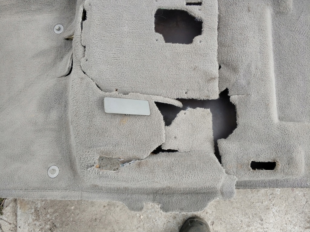 фото №9, Коврик пол обшивка салона porsche cayenne 2 ii 7p 7p0