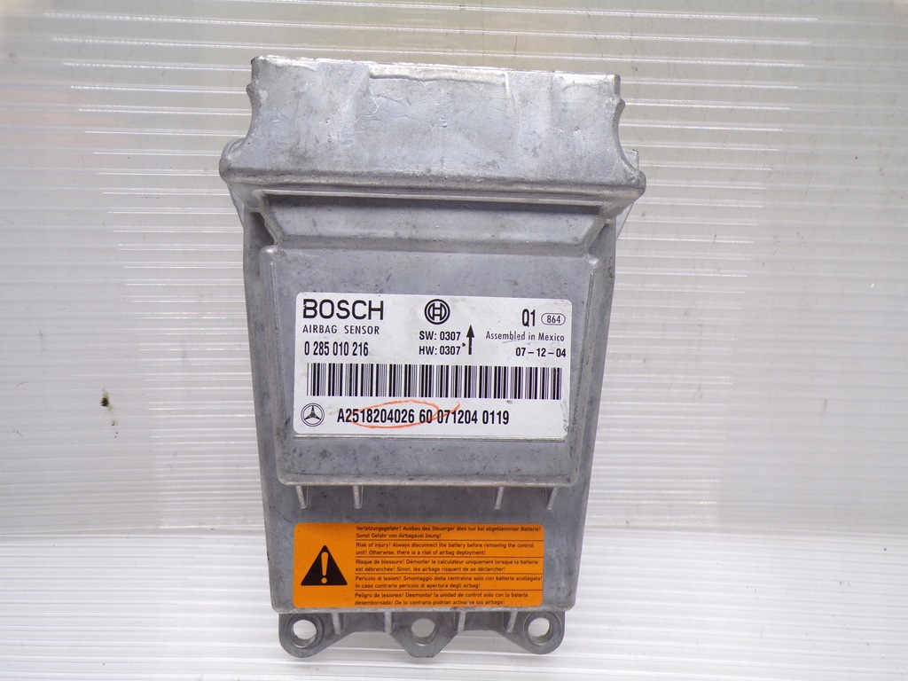 фото №1, Модуль датчик подушка безопасности mercedes w251 w164 ml