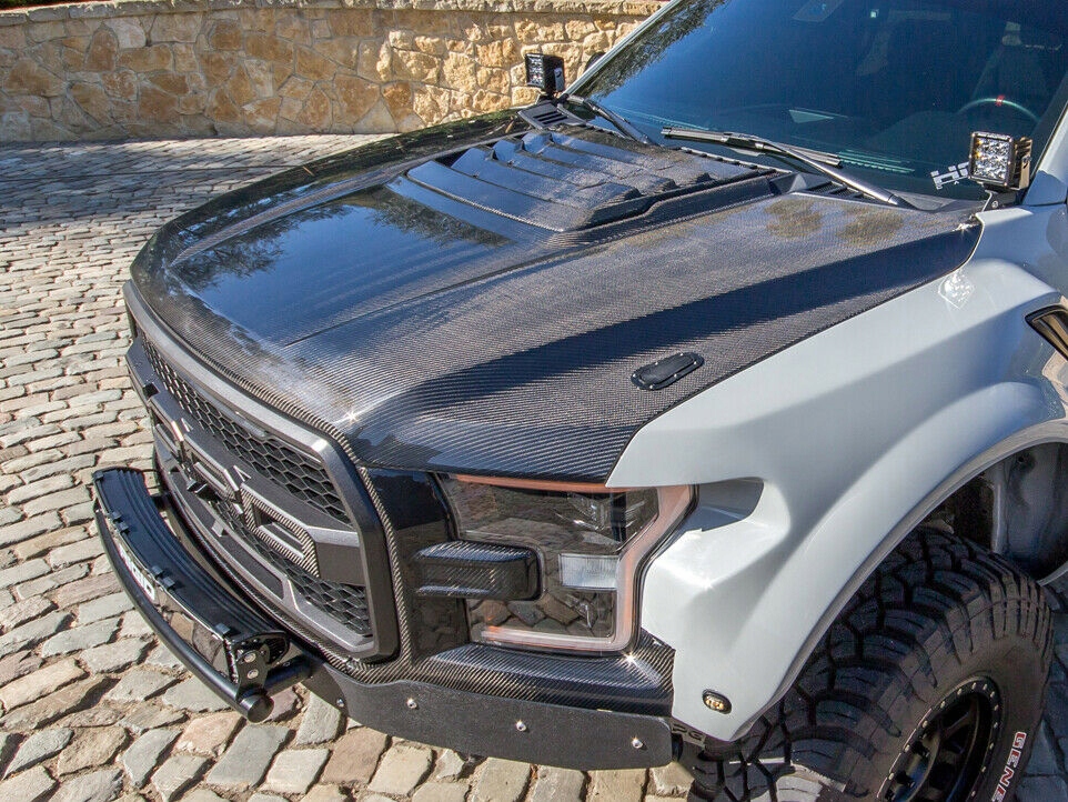 фото №3, 2017-20 ford f-150 oem raptor капот bonnet scoop