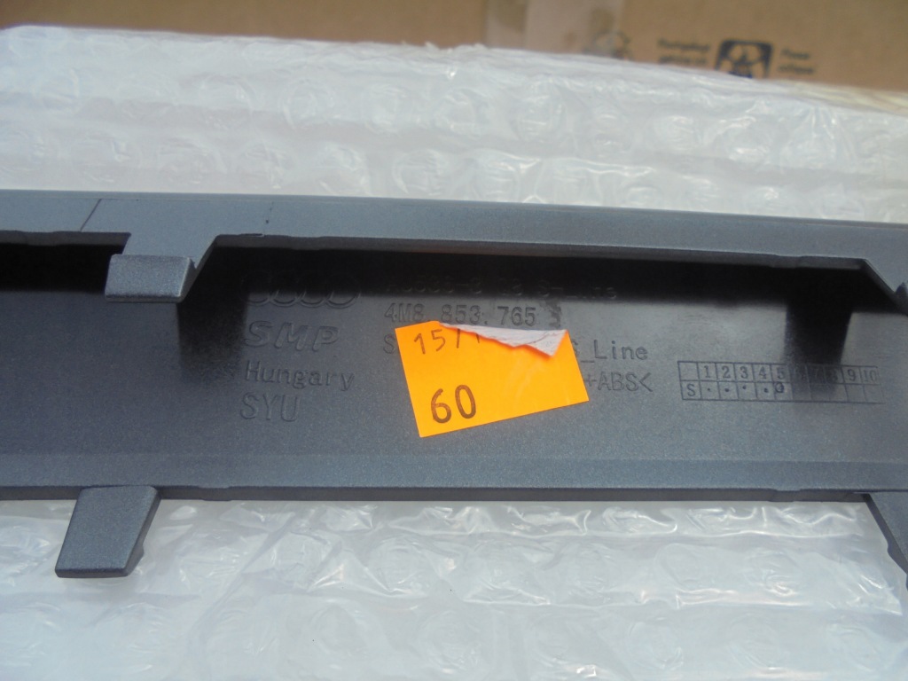 фото №10, Nowa ori оригинальный номер молдинг накладка бампера перед audi q8 s-line 18- 4m88537651rr