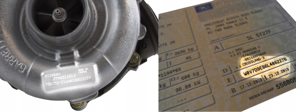 Турбина turbo alfa-romeo 2.0 jtdm 803958 Доставка