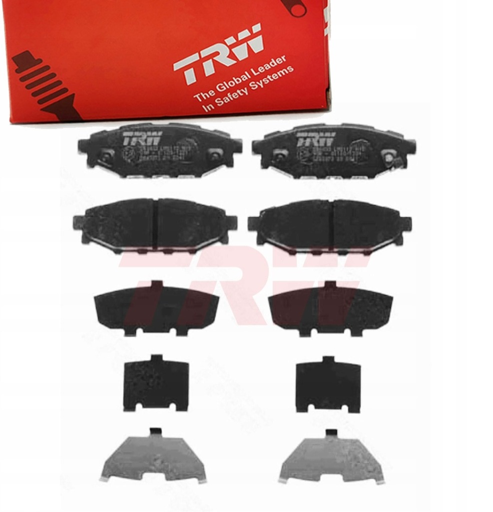 фото №1, Тормозные колодки тормозные задняя do subaru legacy v 2.0 2.5i