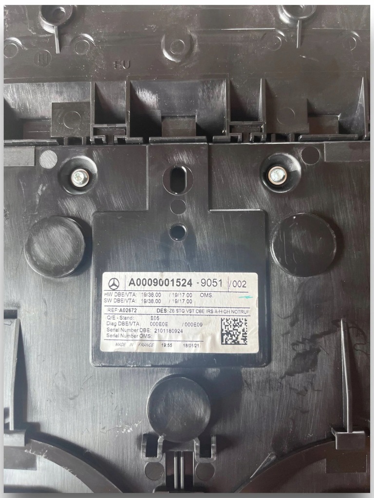 фото №6, Mercedes w117 лампа потолочный a0009001524 #268. $j