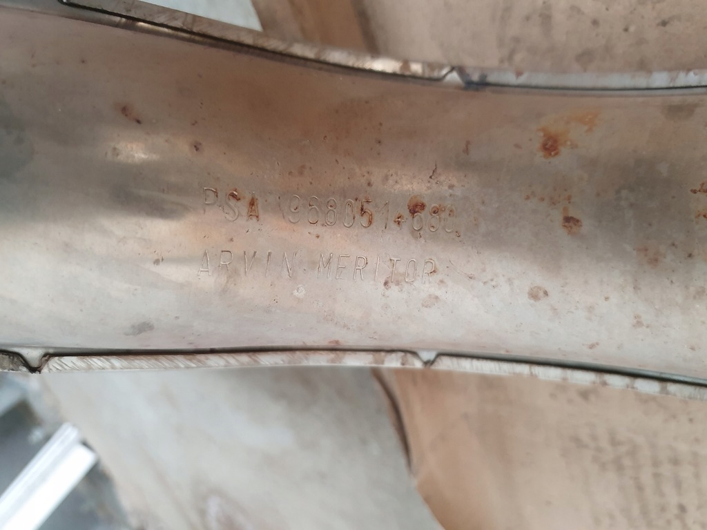 фото №10, Система випускний вихлоп гасник citroen ds4 1.6 thp 200km 9680514680 psa 3166