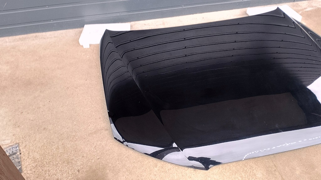 Audi a4 b8 рестайлинг  капот крышка двигателя черная ly9t Доставка