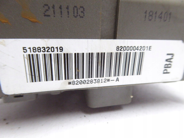 фото №6, Espace iv 02-06 набір стартовий бортовий комп'ютер замок запалювання ключ 1.9 dci 120km