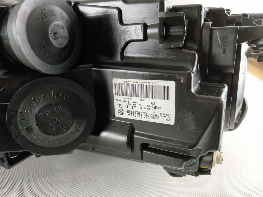 фото №10, Vw caddy 2k1 lift 2k5 ксенон led лівий правий фара лампа повний