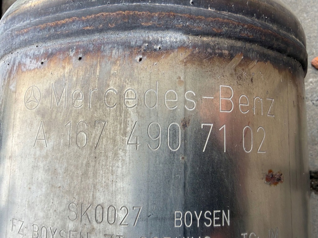 Mercedes gle купе w167 вихлоп гасник 3,0cdi a1674900403 a1674907102 Зі Шроту