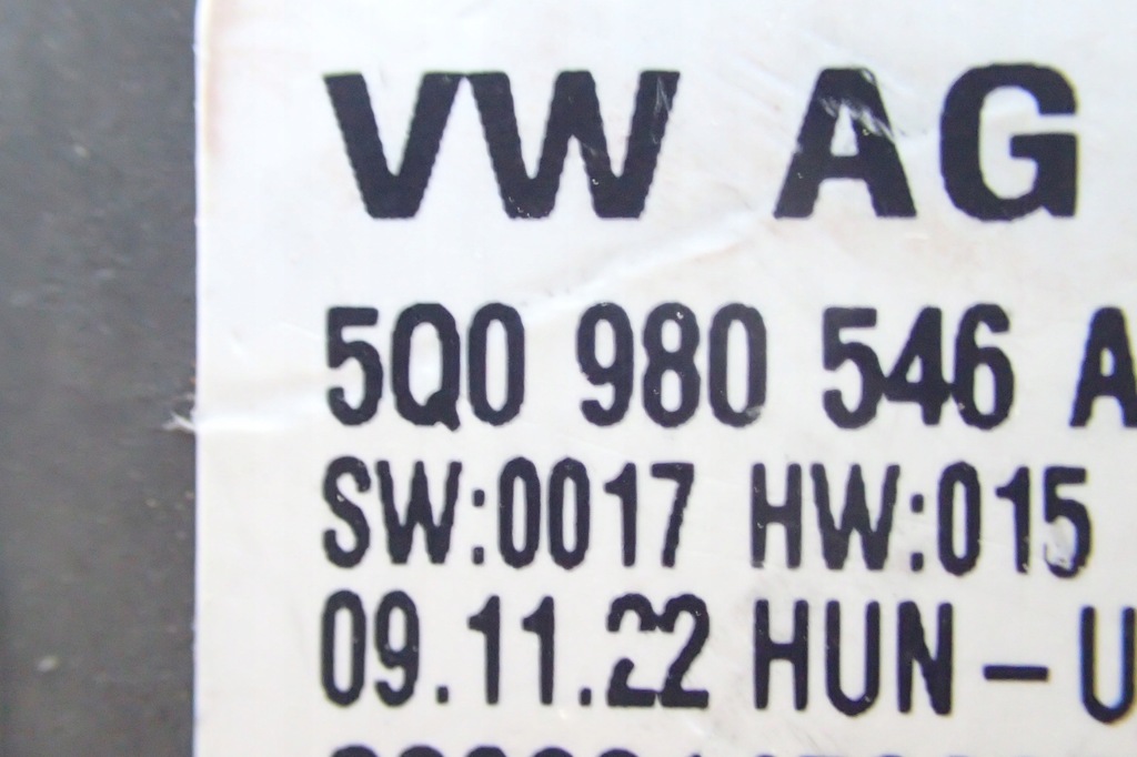 фото №10, Камера бампер перед 360 audi a4 8w a5 8w 5q0980546a + кабель