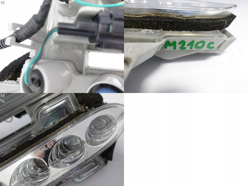 фото №12, Nissan gt-r gtr lift 12-16 противотуманная фара led drl левый w бампер перед