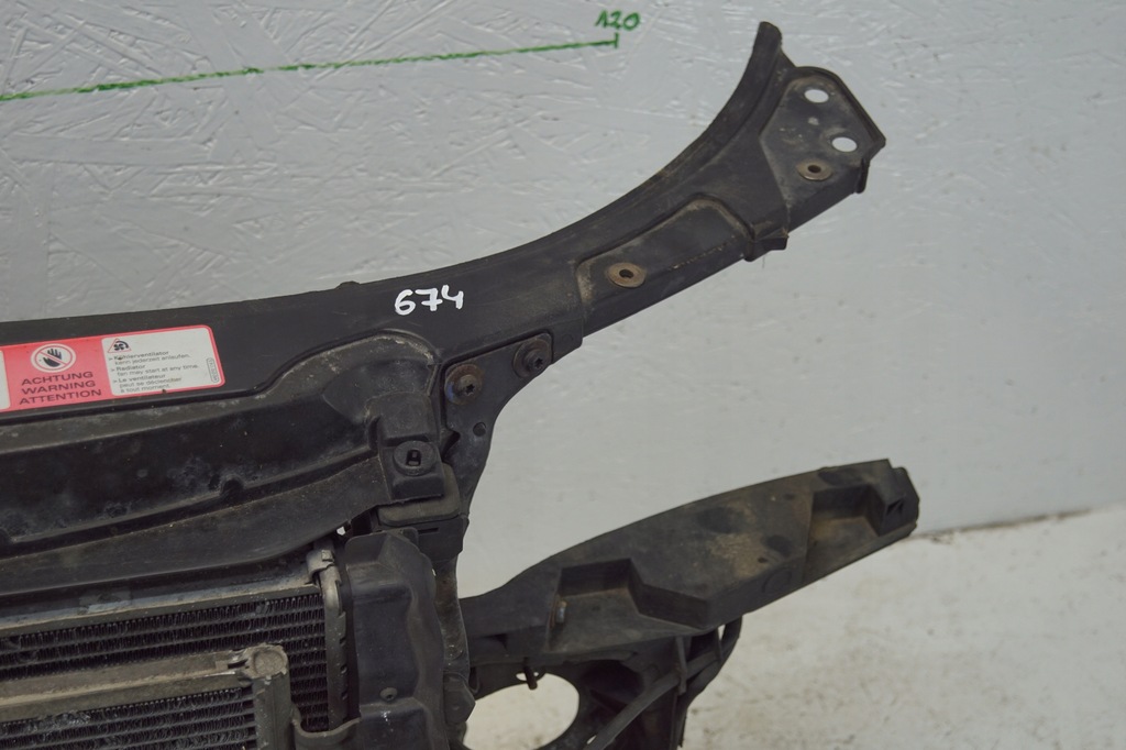 фото №4, Pas передний радиатор audi a4 b6 2.0 fsi