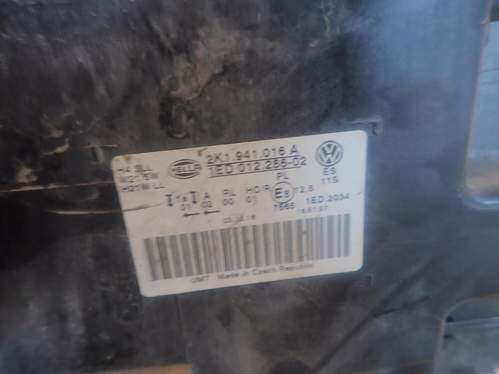 фото №8, Лампа перед передня права vw caddy 2015-