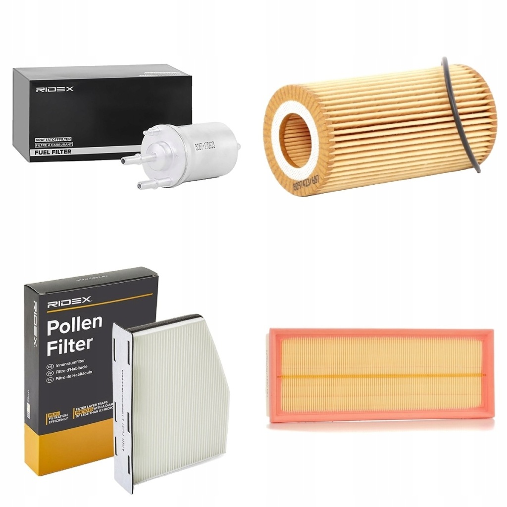 Купити Набір фільтрів ridex 4055f11516 do vw golf v хетчбек 1k1 polo 9n