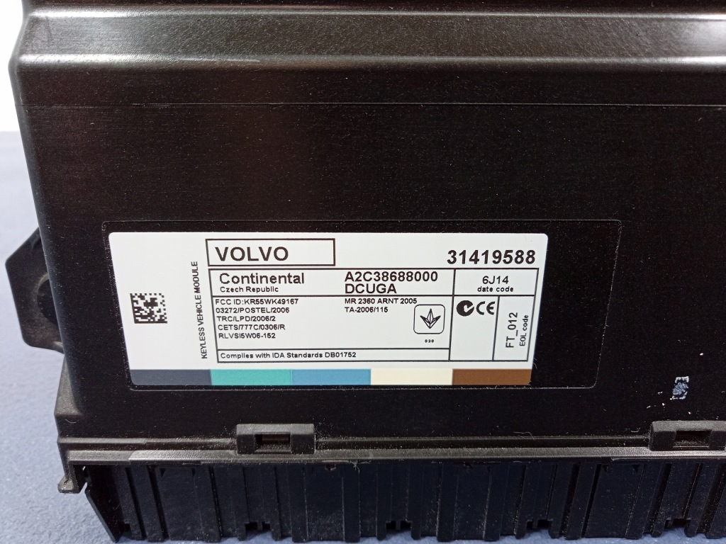 фото №2, Volvo s60 ii v60 блок управления модуль keyless 31419588