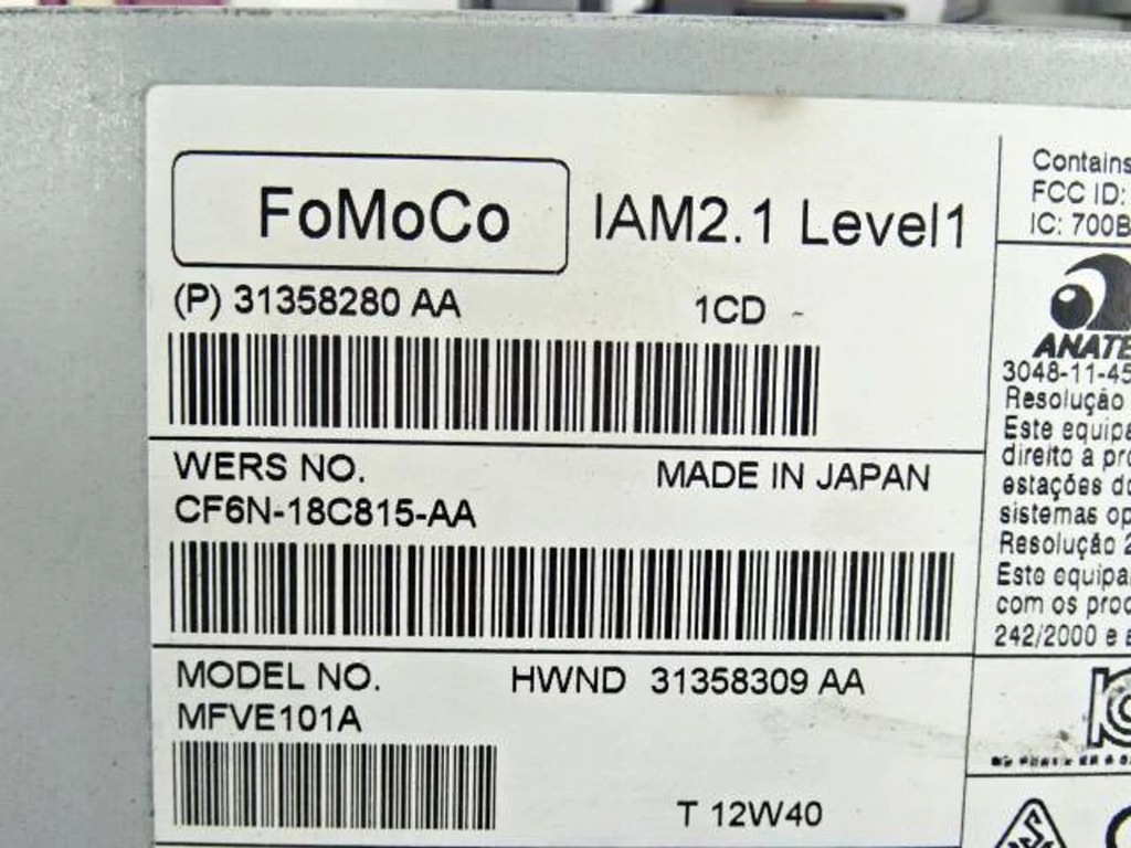 фото №2, Радио cd volvo v40 ii