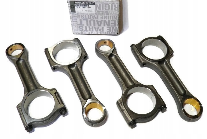 фото №1, Шатунные шатуны комплект 4 штуки nissan opel renault 2.0 dci m9r оригинал