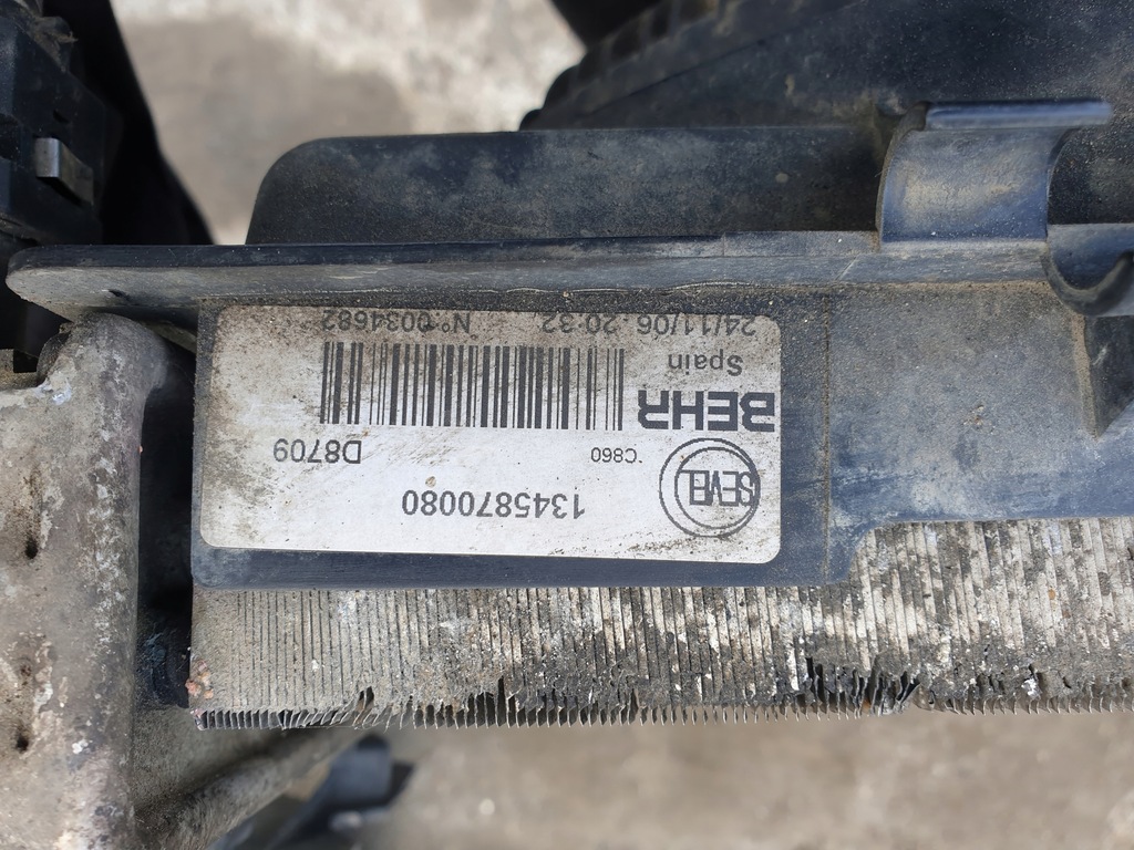 фото №6, Комплект радиатор вентиляторы citroen jumper