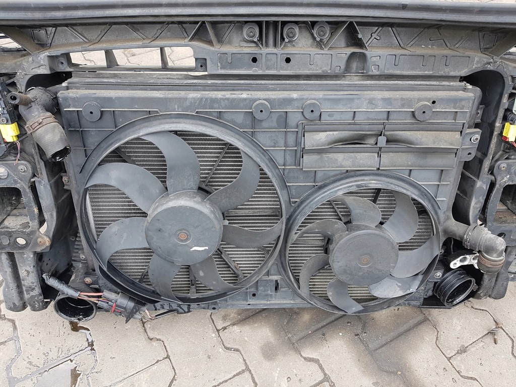 фото №4, Audi a3 8p lift 08r- 2.0 tdi pas передний радиатор