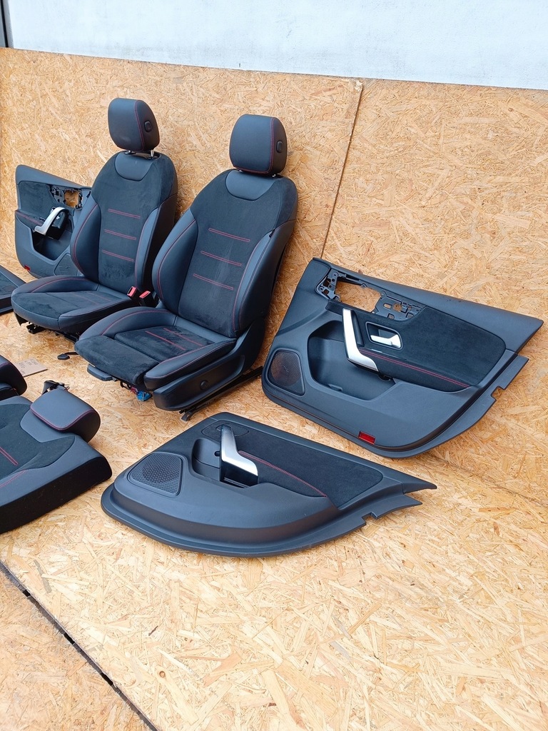 фото №7, Mercedes a-klasa w177 amg kpl. середина салон сиденья обивка idealna