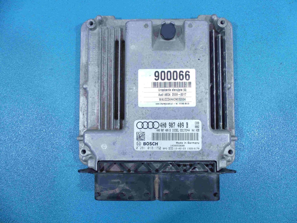 фото №1, Бортовой компьютер 4h0907409b audi a8 d4 4.2 tdi v8