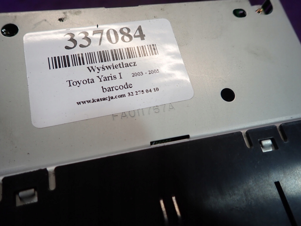 фото №6, Toyota yaris i 03-05 дисплей 86110-0d030