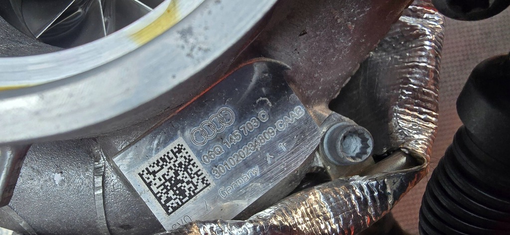 фото №6, Audi s3 8y 2.0 tfsi dnf комплектная турбонагнетатель турбина turbo 06q145703c