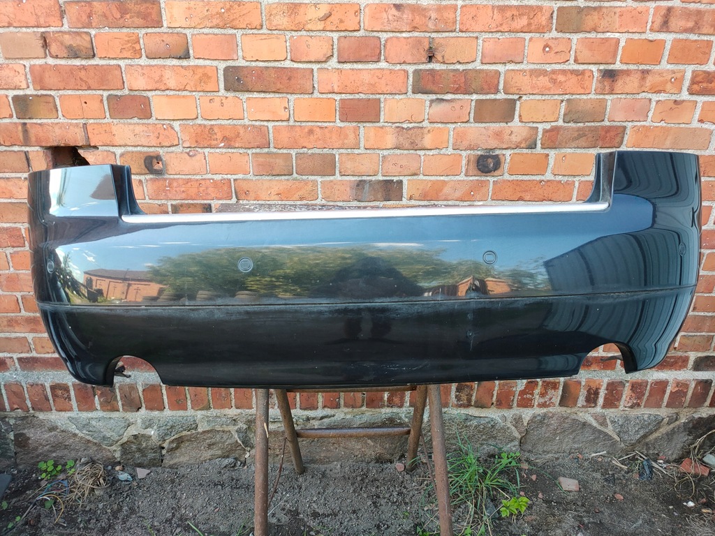 фото №7, Бампер задняя audi a4 b6 sedan цвет lz9w 2 трубы