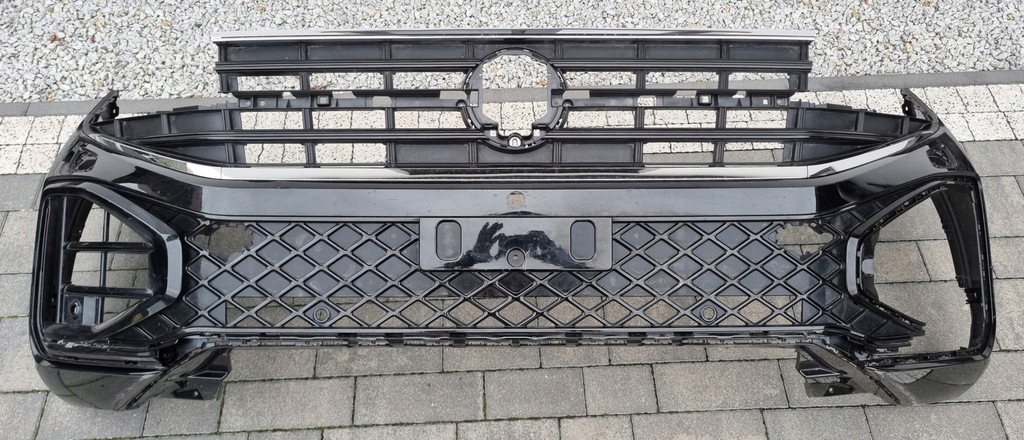 фото №1, Vw touareg iii lift r-line 2023- бампер передний перед 760