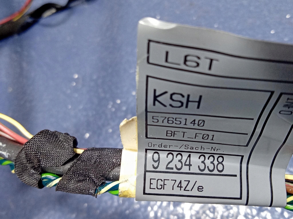 фото №8, Bmw 7 f01 джгут електропроводка двері перед права передня 9234338