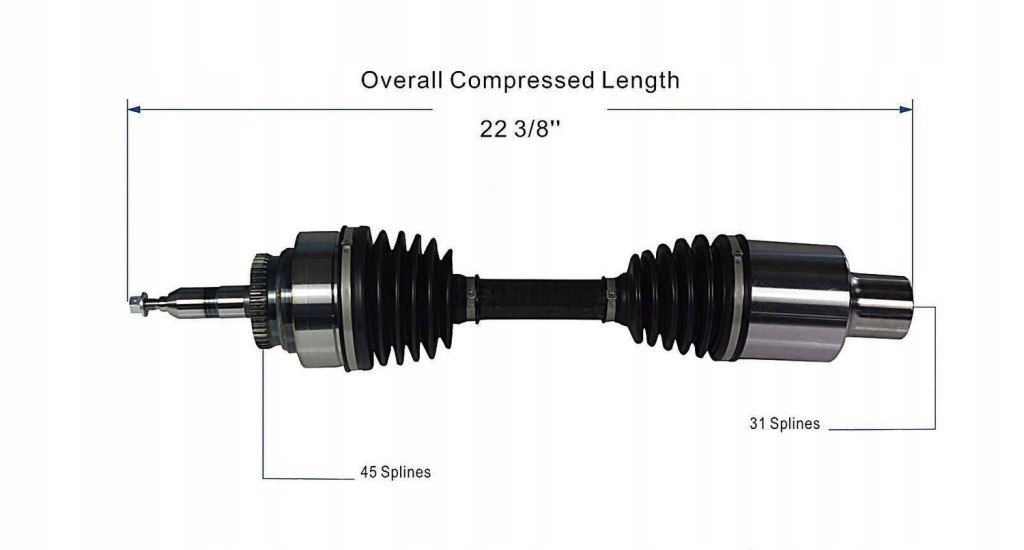 фото №1, Привідний вал перед права 4wd ford expedition 2018-2021 ford f-150 2016-2024