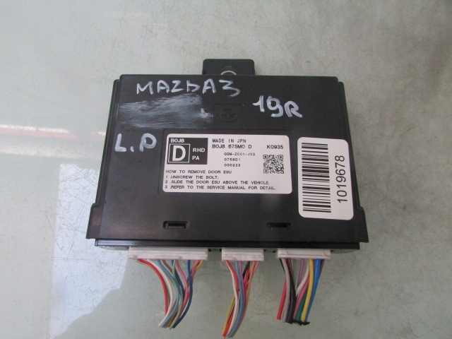 фото №1, Mazda 3 bp iv 19r модуль блок управления дверь левый перед
