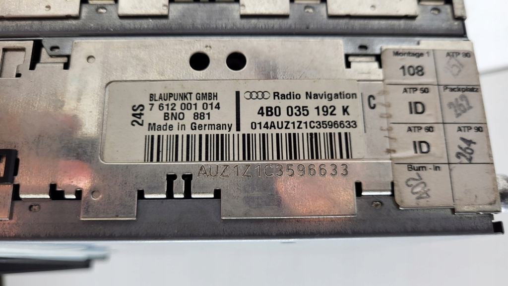 фото №13, Радио автомобильные 2-din audi навигация plus audi 4b0035192k состояние хороший gwr