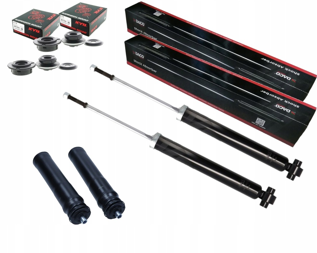 фото №1, Daco 2x амортизаторы + подушки безопасности + защита i отбойники toyota avensis t27 задняя