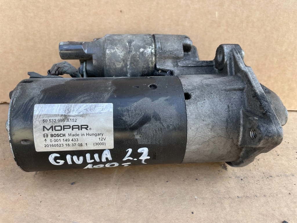 фото №4, Стартер alfa romeo оригінальний номер 0001149433